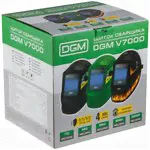 Маска сварочная хамелеон DGM V7000 зеленый (V7000GR2)