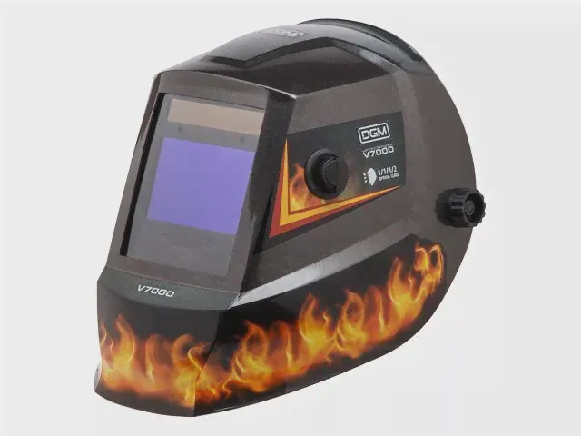 Щиток сварщика DGM V7000 (пламя)