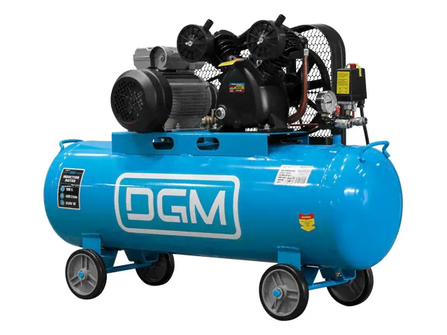 Компрессор DGM AC-2100B ременной (400 л/мин, 8 атм, ременной, масляный, ресив. 100 л, 230 В, 2.4 кВт) (DG2720-2)