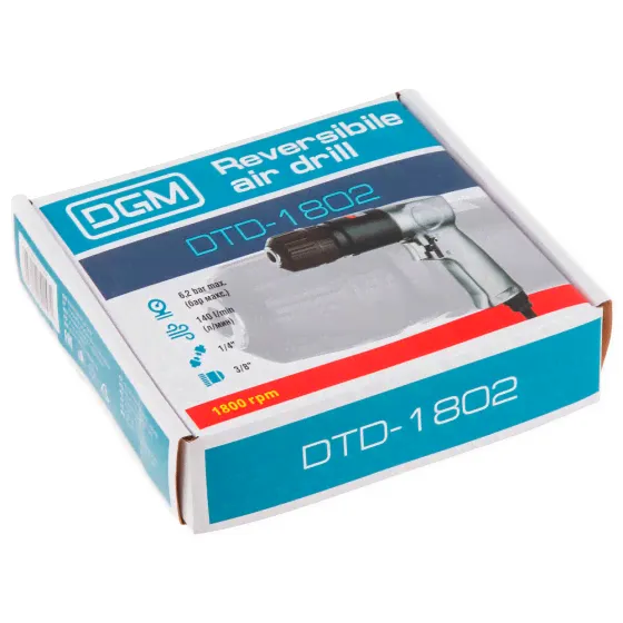 Пневмодрель с реверсом DGM DTD-1802-0
