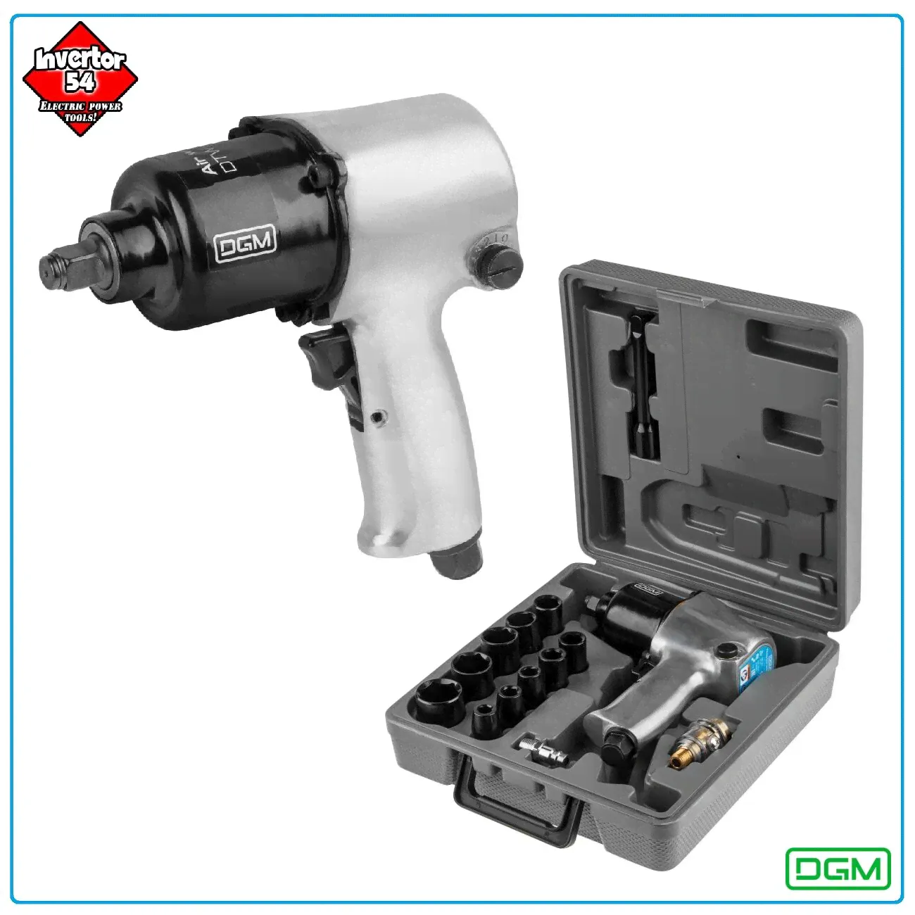 Пневмогайковерт 1/2" DGM DTW-7012